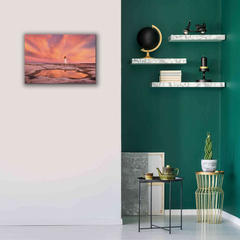 Image of 'Peggys Cove Nova Scotia Crop' by Alan Majchrowicz,Giclee Canvas Wall Art,26x18