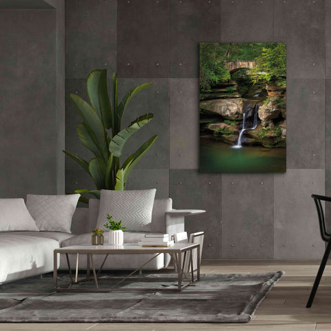 Image of 'Upper Falls Old Mans Cave' by Alan Majchrowicz,Giclee Canvas Wall Art,40x60