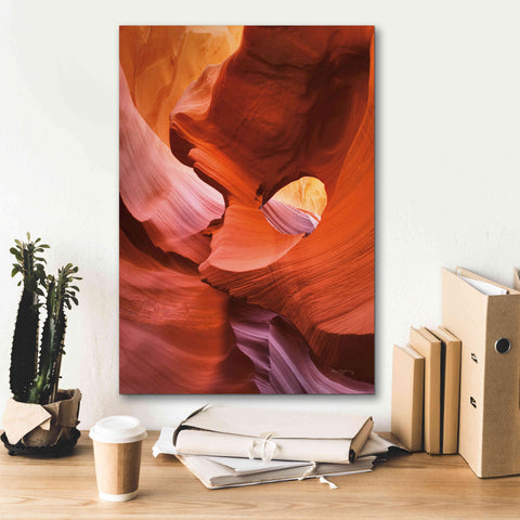Image of 'Lower Antelope Canyon IV Crop' by Alan Majchrowicz,Giclee Canvas Wall Art,18x26