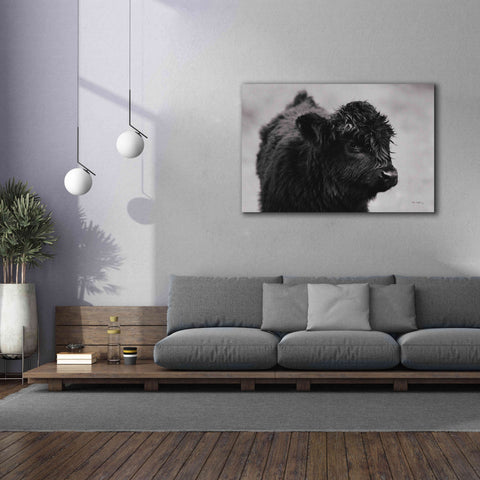Image of 'Scottish Highland Cattle XI BW' by Alan Majchrowicz,Giclee Canvas Wall Art,60x40