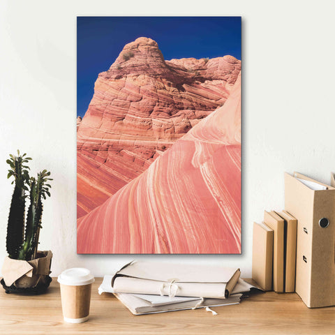 Image of 'Coyote Buttes I Blush' by Alan Majchrowicz,Giclee Canvas Wall Art,18x26