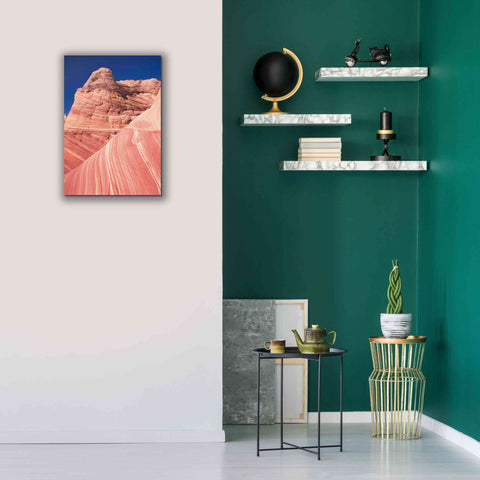 Image of 'Coyote Buttes I Blush' by Alan Majchrowicz,Giclee Canvas Wall Art,18x26