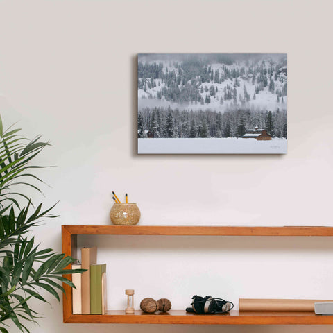 Image of 'Methow Valley Barn' by Alan Majchrowicz,Giclee Canvas Wall Art,18x12