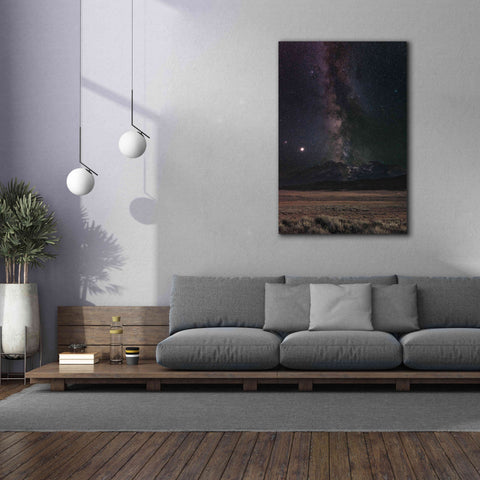 Image of 'Milky Way in Sawtooth Mountains' by Alan Majchrowicz,Giclee Canvas Wall Art,40x60