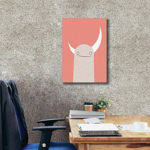Image of 'Moonster' by Volkan Dalyan, Giclee Canvas Wall Art,18x26