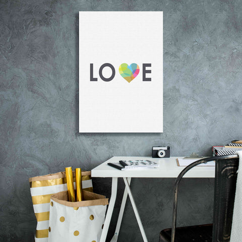 Image of 'Love' by Volkan Dalyan, Giclee Canvas Wall Art,18x26