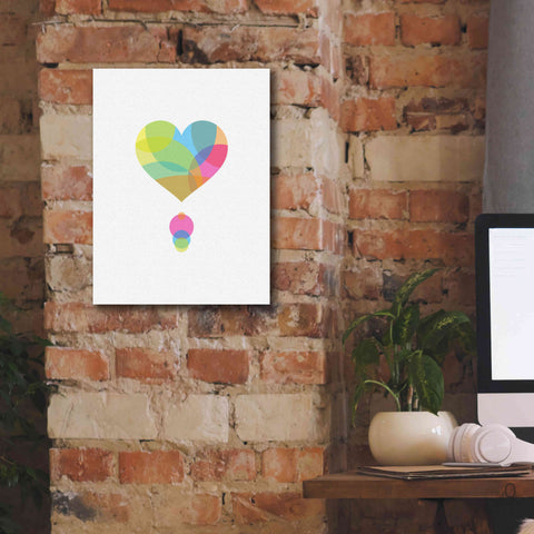 Image of 'Colors of a Heart' by Volkan Dalyan, Giclee Canvas Wall Art,12x16