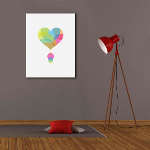 Image of 'Colors of a Heart' by Volkan Dalyan, Giclee Canvas Wall Art,26x34