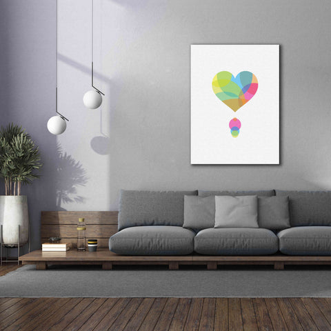 Image of 'Colors of a Heart' by Volkan Dalyan, Giclee Canvas Wall Art,40x54