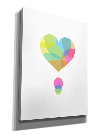 Image of 'Colors of a Heart' by Volkan Dalyan, Giclee Canvas Wall Art