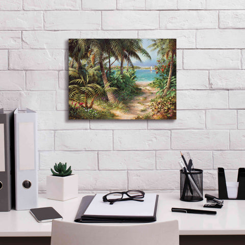 Image of 'Bahama Sail' by Art Fronckowiak, Giclee Canvas Wall Art,16x12