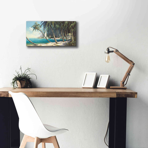 Image of 'Bali Cove' by Art Fronckowiak, Giclee Canvas Wall Art,24x12