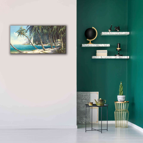 Image of 'Bali Cove' by Art Fronckowiak, Giclee Canvas Wall Art,40x20