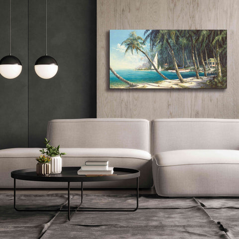 Image of 'Bali Cove' by Art Fronckowiak, Giclee Canvas Wall Art,60x30