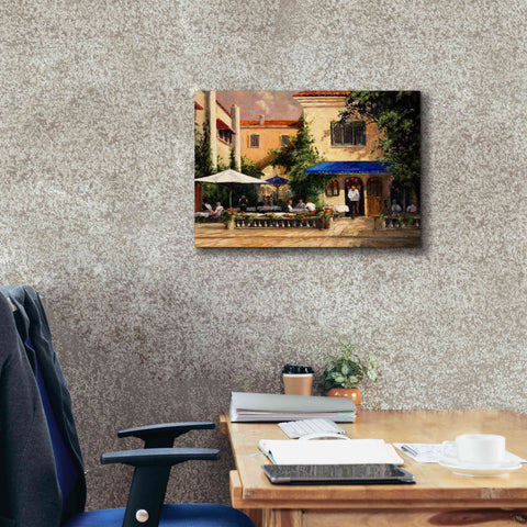Image of 'Café Bar' by Art Fronckowiak, Giclee Canvas Wall Art,24x20