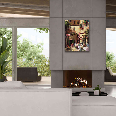 Image of 'Piazza' by Art Fronckowiak, Giclee Canvas Wall Art,26x34