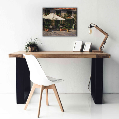 Image of 'Ristorante Il Pozzo' by Art Fronckowiak, Giclee Canvas Wall Art,24x20