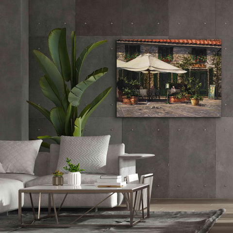 Image of 'Ristorante Il Pozzo' by Art Fronckowiak, Giclee Canvas Wall Art,54x40