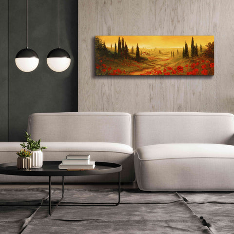 Image of 'Toscano Panel II' by Art Fronckowiak, Giclee Canvas Wall Art,60x20