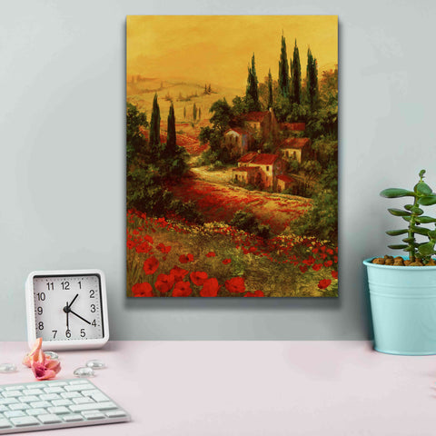 Image of 'Toscano Valley I' by Art Fronckowiak, Giclee Canvas Wall Art,12x16
