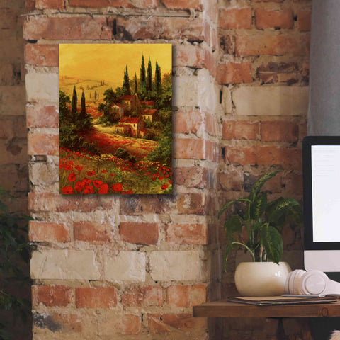 Image of 'Toscano Valley I' by Art Fronckowiak, Giclee Canvas Wall Art,12x16