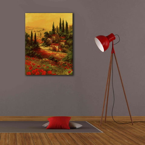 Image of 'Toscano Valley I' by Art Fronckowiak, Giclee Canvas Wall Art,26x34