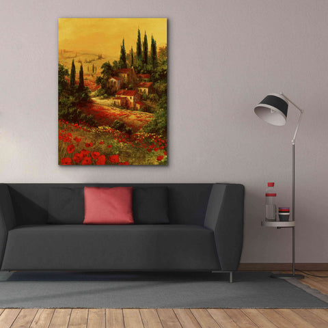Image of 'Toscano Valley I' by Art Fronckowiak, Giclee Canvas Wall Art,40x54