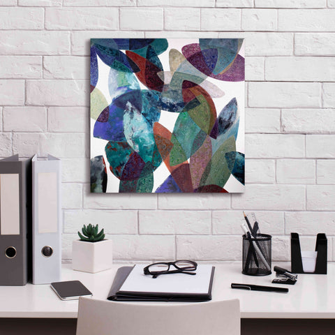 Image of 'Hojas Petreas III' by Daniela Fedele, Giclee Canvas Wall Art,18x18