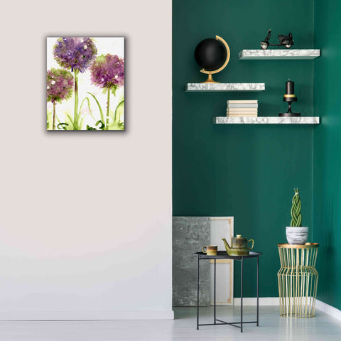 Image of 'Alliums' by Dawn Derman, Giclee Canvas Wall Art,20x24