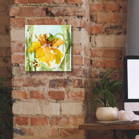 Image of 'Daffodil' by Dawn Derman, Giclee Canvas Wall Art,12x12