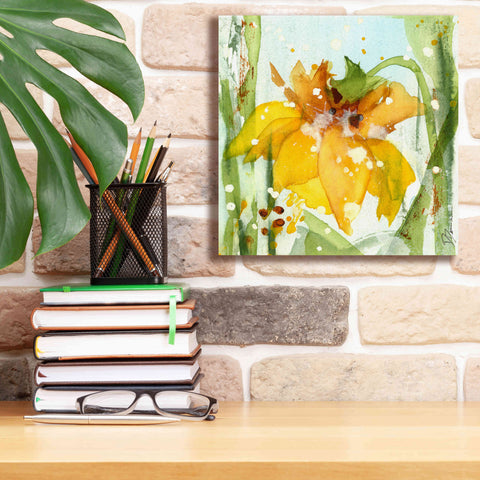Image of 'Daffodil' by Dawn Derman, Giclee Canvas Wall Art,12x12