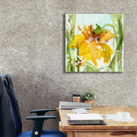 Image of 'Daffodil' by Dawn Derman, Giclee Canvas Wall Art,26x26