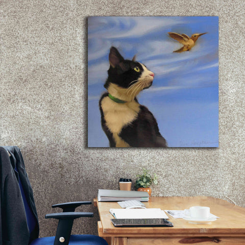 Image of 'Fly Away' by Diane Hoeptner, Giclee Canvas Wall Art,37x37