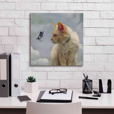 Image of 'The Greeter' by Diane Hoeptner, Giclee Canvas Wall Art,18x18