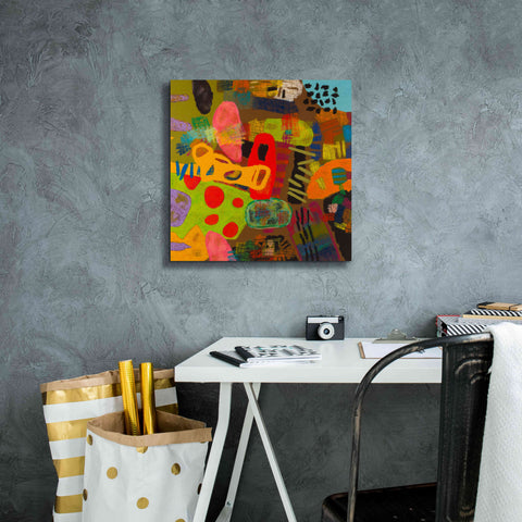 Image of 'Conversations in the Abstract 19' by Downs, Giclee Canvas Wall Art,18x18