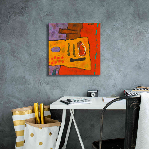 Image of 'Conversations in the Abstract 21' by Downs, Giclee Canvas Wall Art,18x18