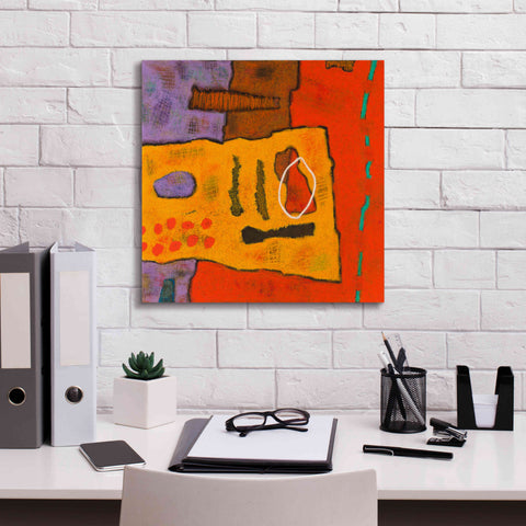 Image of 'Conversations in the Abstract 21' by Downs, Giclee Canvas Wall Art,18x18