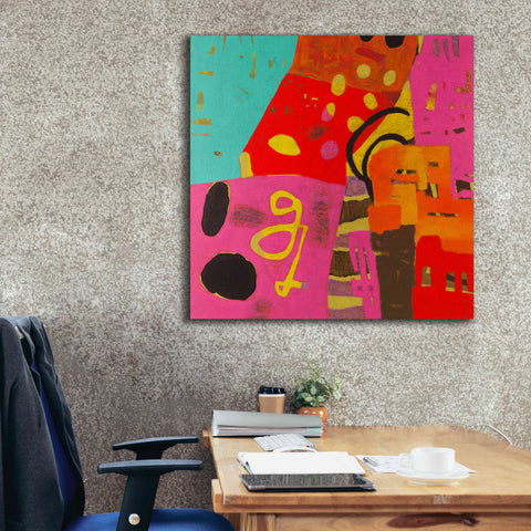 Image of 'Conversations in the Abstract 23' by Downs, Giclee Canvas Wall Art,37x37