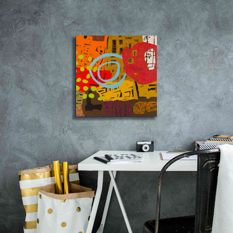 Image of 'Conversations in the Abstract 28' by Downs, Giclee Canvas Wall Art,18x18