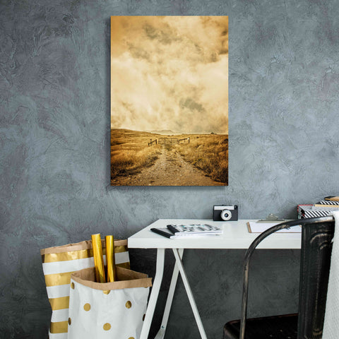 Image of 'Ranch Gate' by Edward M. Fielding, Giclee Canvas Wall Art,18x26