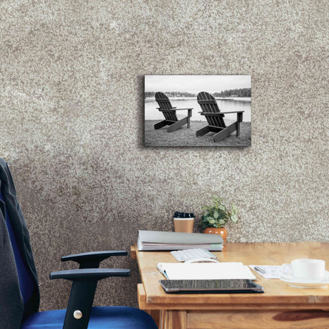Image of 'Relaxing at the Lake' by Edward M. Fielding, Giclee Canvas Wall Art,18x12