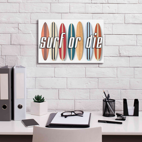 Image of 'Surf of Die' by Edward M. Fielding, Giclee Canvas Wall Art,18x12