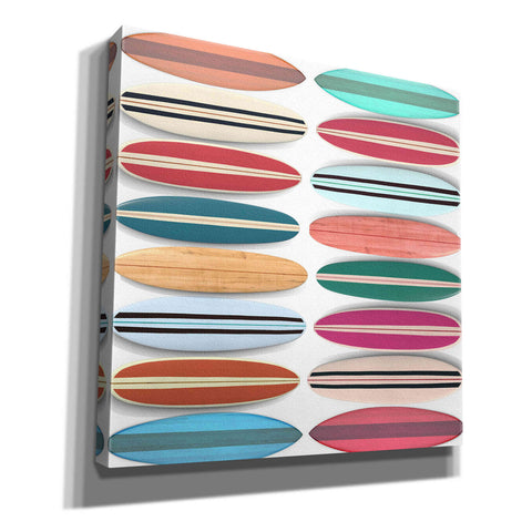 Image of 'Surfboard Pattern' by Edward M. Fielding, Giclee Canvas Wall Art