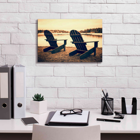 Image of 'At the Lakes' by Edward M. Fielding, Giclee Canvas Wall Art,18x12