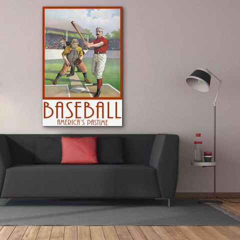 Image of 'Baseball America' by Edward M. Fielding, Giclee Canvas Wall Art,40x60