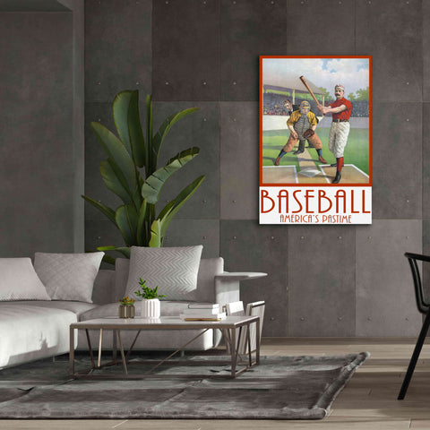 Image of 'Baseball America' by Edward M. Fielding, Giclee Canvas Wall Art,40x60