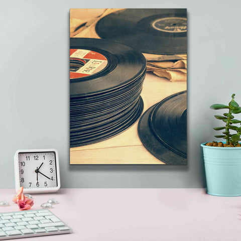 Image of 'Old 45s' by Edward M. Fielding, Giclee Canvas Wall Art,12x16