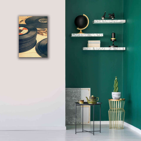 Image of 'Old 45s' by Edward M. Fielding, Giclee Canvas Wall Art,18x26