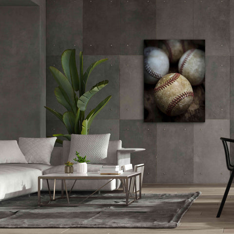 Image of 'Old Baseball' by Edward M. Fielding, Giclee Canvas Wall Art,40x54