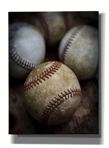 Image of 'Old Baseball' by Edward M. Fielding, Giclee Canvas Wall Art